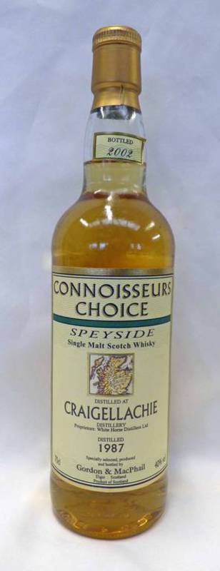 1 BOTTLE CRAIGELLACHIE 15 YEAR OLD SINGLE MALT WHISKY, CONNOISSEURS CHOICE BOTTLING,