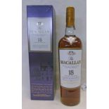 1 BOTTLE MACALLAN 18 YEAR OLD SINGLE HIGHLAND MALT WHISKY, DISTILLED 1995 - 700ML,