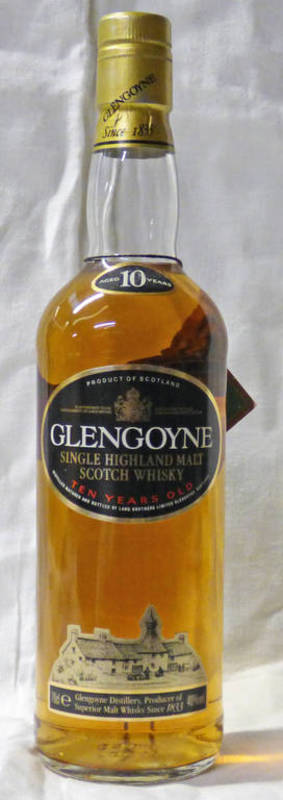 1 BOTTLE GLENGOYNE 10 YEAR OLD SINGLE MALT WHISKY - 70CL,