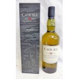 1 BOTTLE CAOL ILA 12 YEAR OLD SINGLE MALT WHISKY, 75CL 43% VOL,