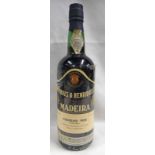 1 BOTTLE HENRIQUES & HENRIQUES VERDELHO 1934 MADEIRA - 75CL,