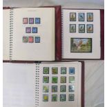 3 ALBUMS OF JERSEY MINT STAMPS AND BLOCKS WITH 2004-2010, GERMAN OCCUPATION 1941-42,