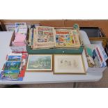 SELECTION OF VARIOUS COLLECTIBLES TO INCLUDE VARIOUS POSTCARDS WITH GLENEAGLES, AUCHTERARDER,
