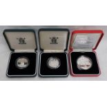 1996 UK QUEEN ELIZABETH II 70TH BIRTHDAY SILVER PROOF CROWN,