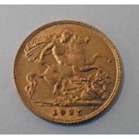 GEORGE V SOUTH AFRICA HALF SOVEREIGN