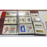 4 ALBUMS OF GB 1973-1993 PHQ CARDS WITH MINT SET TO INCLUDE 1973 CRICKET, MARITIME HERITAGE,