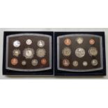 2000 & 2001 UK PROOF COIN SETS,