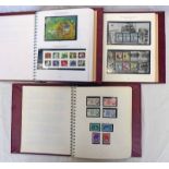 3 ALBUMS OF GUERNSEY MINT STAMPS AND BLOCKS WITH 2004-2010,1996-2003, REGIONAL ISSUES TO 1995,