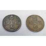 1757 & 1758 GEORGE II SHILLINGS