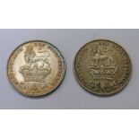 TWO 1826 GEORGE IV SHILLINGS