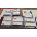 3 ALBUMS OF APPROX 180 FIRST DAY COVERS FROM THE 1980'S ONWARDS TO INCLUDE SAINT COLUMBIA SIGNED BY