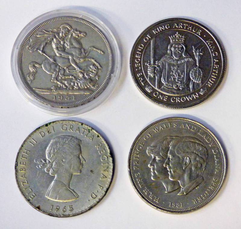 4 CROWNS TO INCLUDE 1951 FESTIVAL OF BRITAIN, 1965 CHURCHILL,