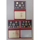 1996 UK DELUXE 9 COIN COLLECTION, 1997 UK DELUXE 10 COIN COLLECTION,