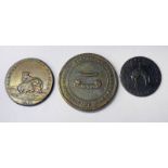 3 NORWICH RELATED TOKENS TO INCLUDE ROBERT BLAKE COTTON & BOMBAZINE MANUFACTURER TWOPENNY,