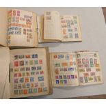 4 ALBUMS OF VARIOUS 19TH & 20TH CENTURY MINT & USED GB & WORLDWIDE STAMPS TO INCLUDE GERMANY,