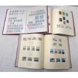 2 WINDSOR ALBUMS AND STOCK BOOK OF 1958-1990 MINT & USED GB STAMPS WITH WILDINGS & GRAPHITE SETS,