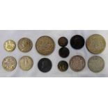 SELECTION OF VARIOUS PRE-DECIMAL COINS TO INCLUDE 1935 AND 1937 CROWNS, 1915 AND 1924 HALFCROWNS,