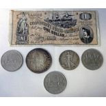 1885 US SILVER DOLLAR, 1941 U.