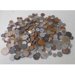 SELECTION OF VARIOUS UK AND FOREIGN COINAGE TO INCLUDE 1896 SOUTH AFRICA 2 SHILLINGS,