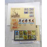 SELECTION OF VARIOUS ASCENSION ISLAND AND FALKLAND ISLANDS STAMPS AND FIRST DAY COVERS