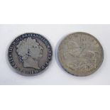 1819 GEORGE III CROWN & 1935 GEORGE V CROWN