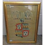 GILT FRAMED MOTTO 63 X 47 CM Condition Report: The frame does such signs of wear