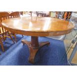 MAHOGANY BREAKFAST TABLE