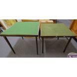 2 FOLDING VONO CARD TABLES