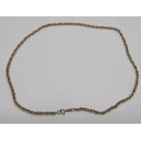 9CT GOLD CHAIN NECKLACE - 9G