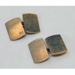 PAR OF 9CT GOLD CUFFLINKS - 7.