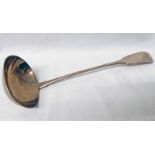 SCOTTISH PROVINCIAL SILVER SOUP LADLE MARKED G.