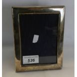 SILVER RECTANGULAR PICTURE FRAME,