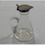 SILVER MOUNTED CUT GLASS WHISKY TOT, BIRMINGHAM 1912 Condition Report: Marks clear,