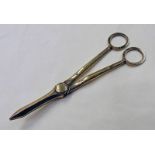 PAIR OF SILVER GRAPE SCISSORS