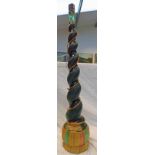 LARGE BOTTLE OF CHIANTI - HEIGHT 83 CMS