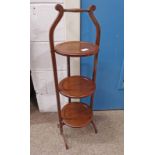 MAHOGANY 3 TIER CAKE STAND