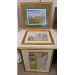 OPEN CHAMPIONSHIP SIGNED PRINT - KEN REED AND KELTIC BALLATER,