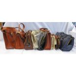 LARGE SELECTION OF HAND BAGS Condition Report: All have signs of moderate to heavy