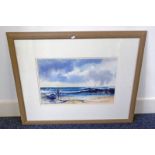 ANGUS MACDONALD, WEST HAVEN MORNING, SIGNED, FRAMED WATERCOLOUR,