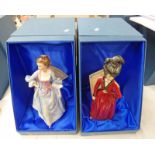 2 ROYAL DOULTON FIGURES : MRS HUGH BONHOY HN 3319 & LADY WORSLEY HN 3318 - BOTH BOXED