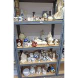 GOOD SELECTION OF VARIOUS PORCELAIN INCLUDE VASES, FIGURES, CLOGS,