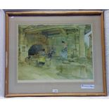 RUSSELL FLINT, PROVENCAL CAPRICE, SIGNED IN PENCIL, FRAMED PRINT,