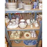 LARGE SELECTION OF VARIOUS PORCELAIN INCLUDING MINTONS TEAWARE, TUSCAN BLENHEIM COFFEE SET,