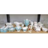 ROYAL CROWN DERBY COFFEE SET - DERBY POSIES, WEDGWOOD ASIAN COFFEE WARE,