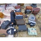 VARIOUS CAMERAS INCLUDING AGFA MOVIE STAR,