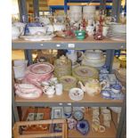 SELECTION OF VARIOUS PORCELAIN, ETC INCLUDING SCOTTS OF STOW DINNER SERVICE,