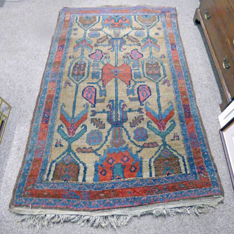 EASTERN RUG - 190 X 112 CMS Condition Report: Wear and fading to areas.