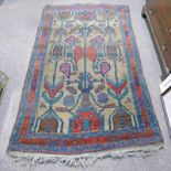 EASTERN RUG - 190 X 112 CMS Condition Report: Wear and fading to areas.