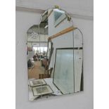 ARTS & CRAFTS MIRROR - 76 CM TALL