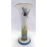 WEMYSS WARE DRAGONFLY VASE,